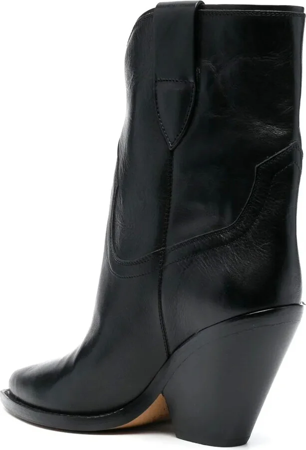 Leyane 90mm leather boots - Image 3