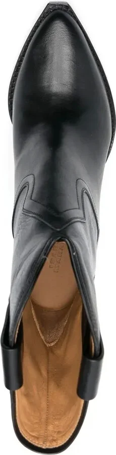 Leyane 90mm leather boots - Image 4