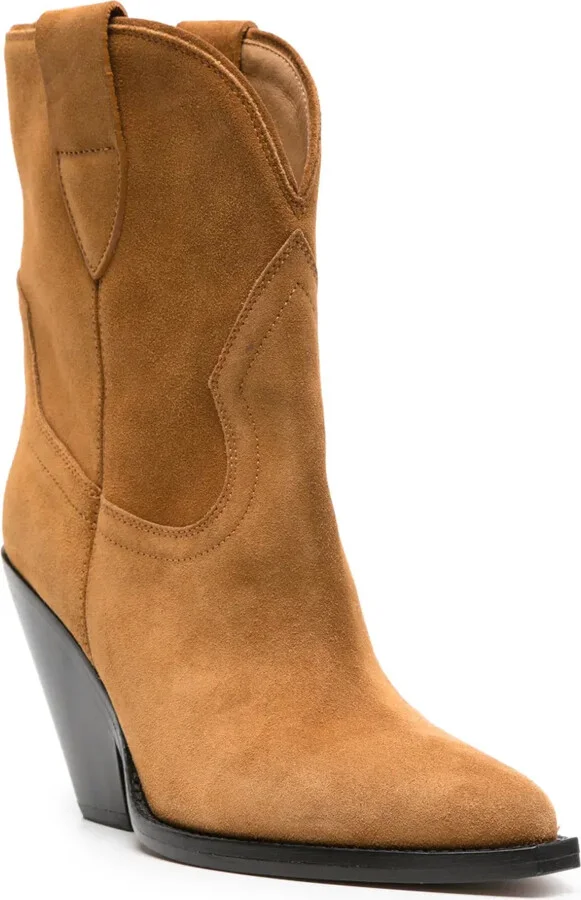 Leyane 90mm suede boots - Image 2