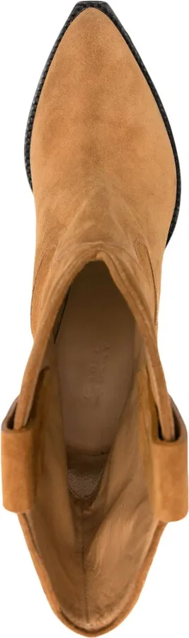 Leyane 90mm suede boots - Image 4