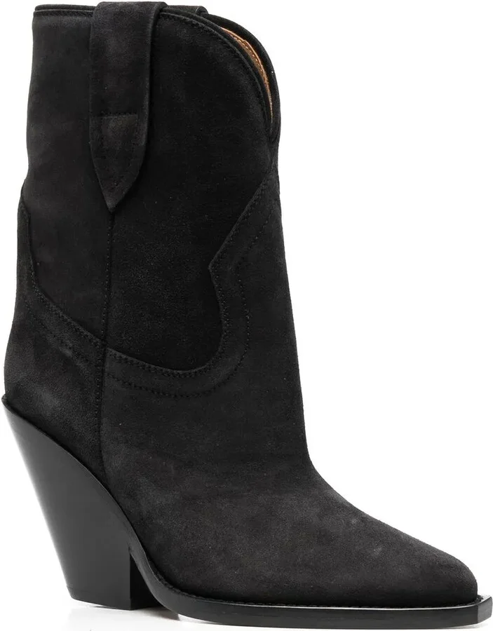 Leyane 90mm suede boots - Image 2