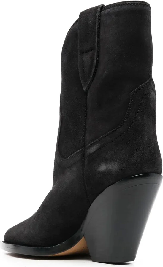 Leyane 90mm suede boots - Image 3