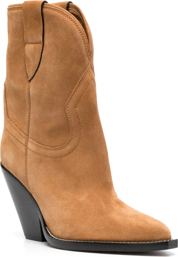 Leyane 90mm suede boots - Image 2