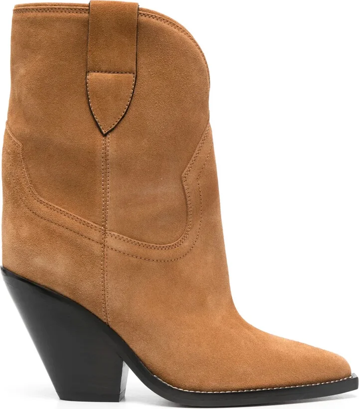 Leyane 90mm suede boots