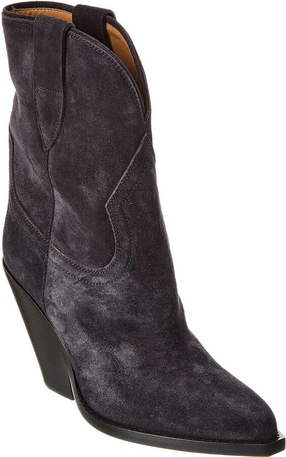 Leyane Suede Cowboy Boot