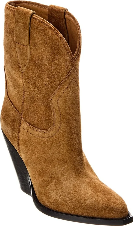 Leyane Suede Cowboy Boot