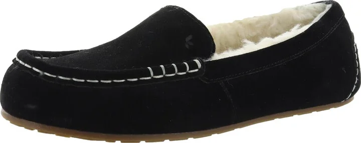 Lezly Womens Suede Slip On Loafers