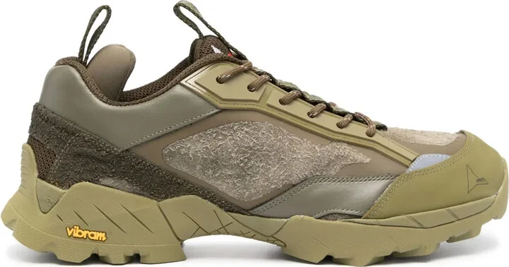 Lhakpa panelled lace-up sneakers