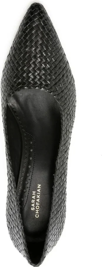 Liam 80mm woven pumps - Image 4