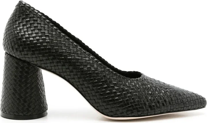 Liam 80mm woven pumps