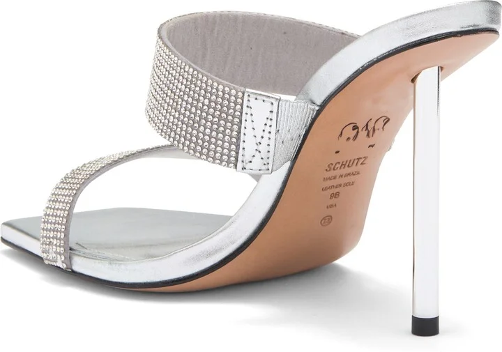 Liam Rhinestone Slide Sandal - Image 2