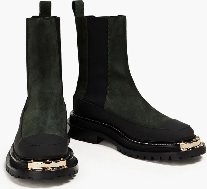 Liam suede and leather Chelsea boots - Image 2