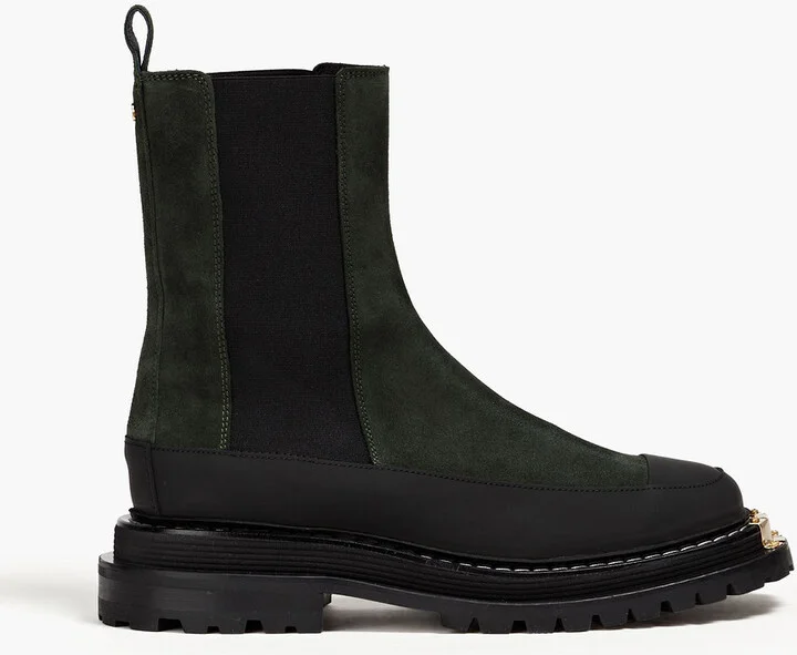 Liam suede and leather Chelsea boots