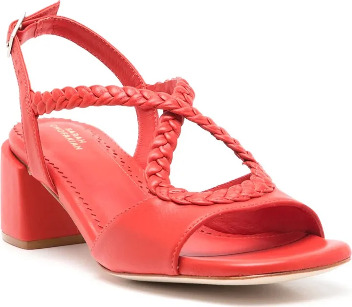 Liane 45mm braided slingback sandals - Image 2