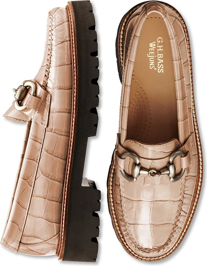 Lianna Croc Embossed Super Bit Weejuns® Penny Loafer - Image 7