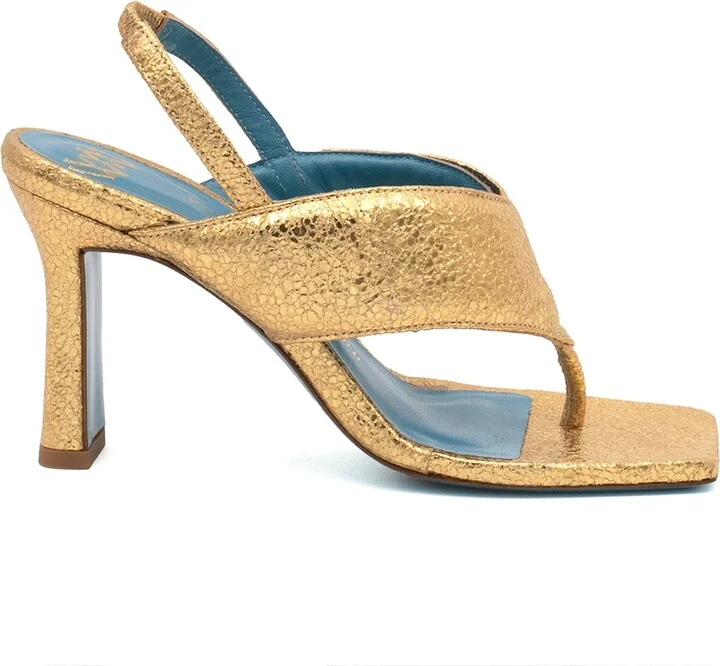 Libby Heel Thong Gold Nelly Orma