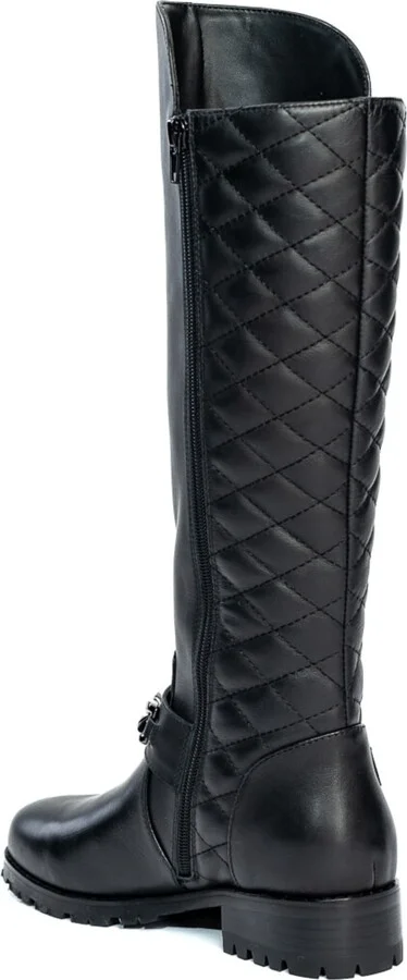 Libby Leather Tall Moto Boot - Image 2