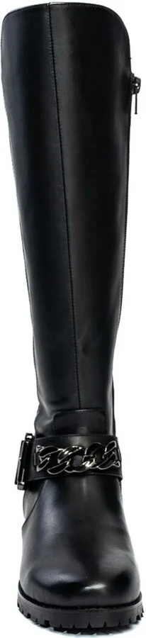 Libby Leather Tall Moto Boot - Image 3