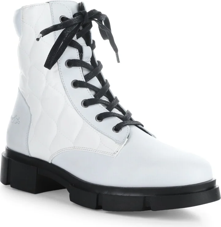 Libel Quilted Waterproof Combat Boot