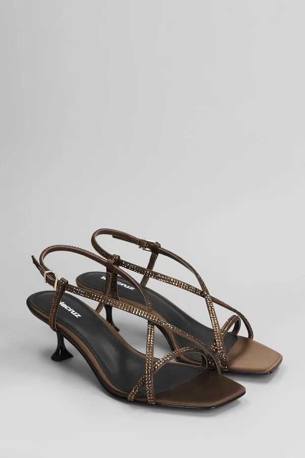 Liberty Heel 55 Sandals In Brown Leather - Image 2