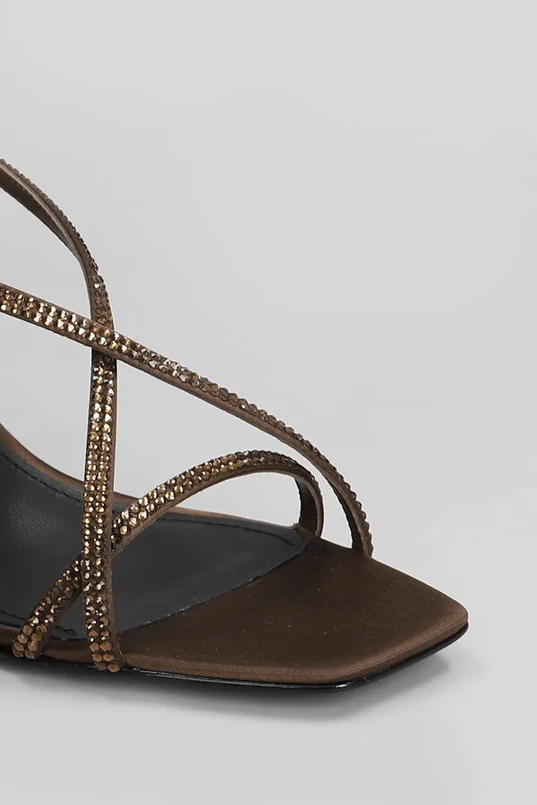 Liberty Heel 55 Sandals In Brown Leather - Image 5
