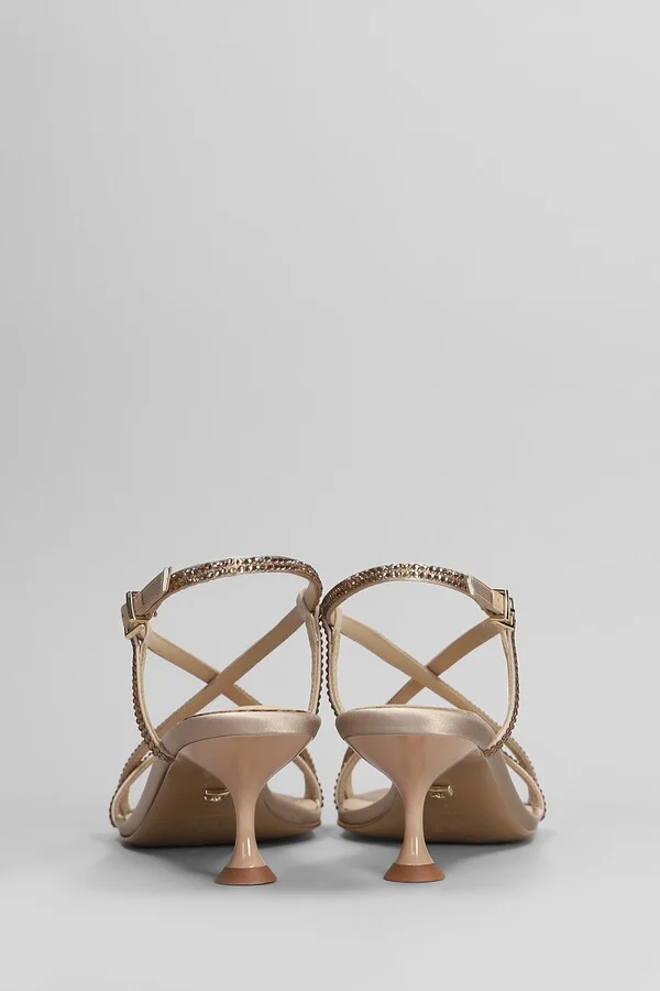 Liberty Heel 55 Sandals In Powder Satin - Image 4