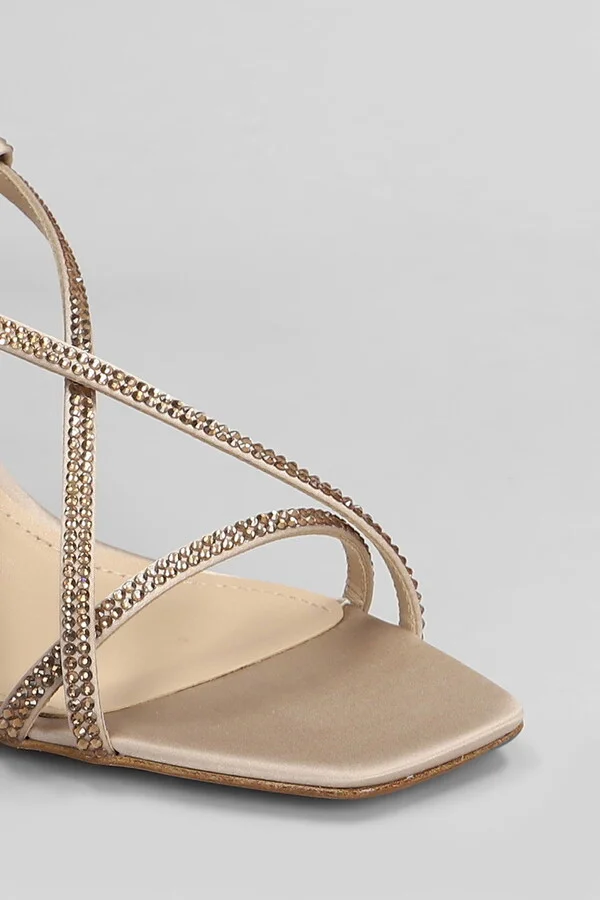 Liberty Heel 55 Sandals In Powder Satin - Image 5
