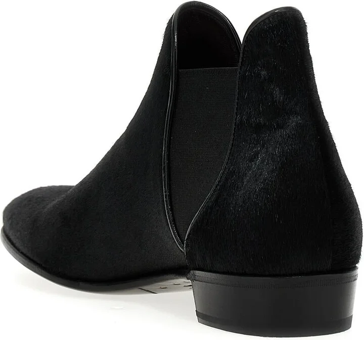 Lidfort Calf Hair Ankle Boots - Image 2