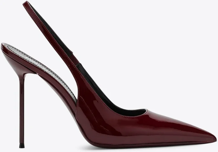 Lidia 105 Patent Leather Slingback Pumps