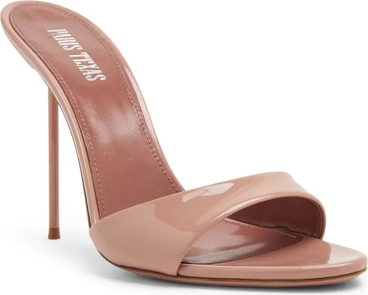Lidia 105mm patent-leather mules - Image 2