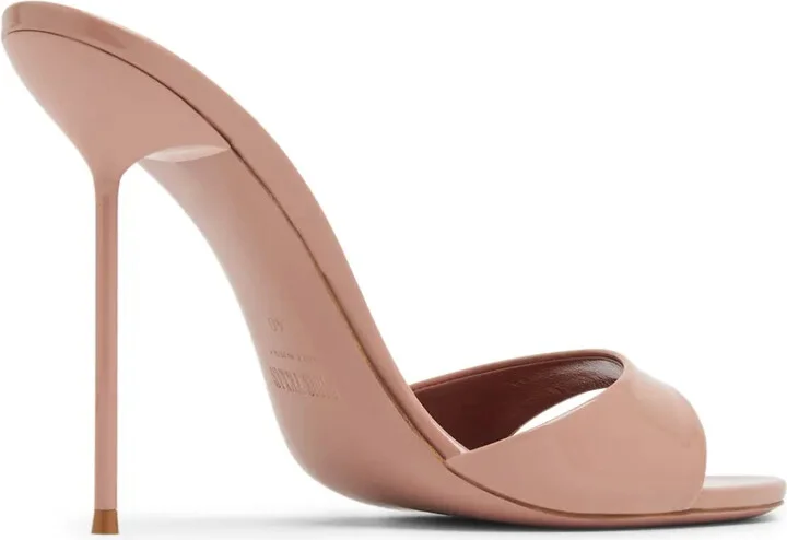 Lidia 105mm patent-leather mules - Image 3