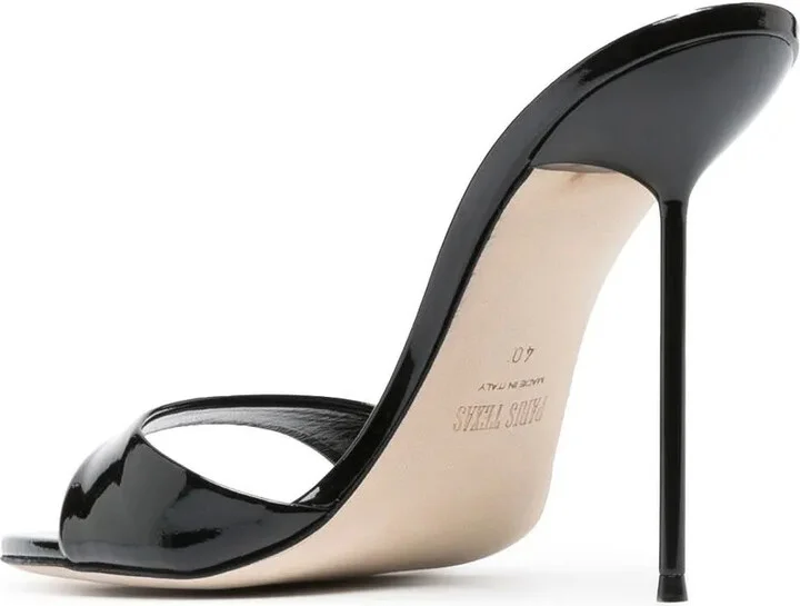Lidia 105mm patent-leather sandals - Image 3