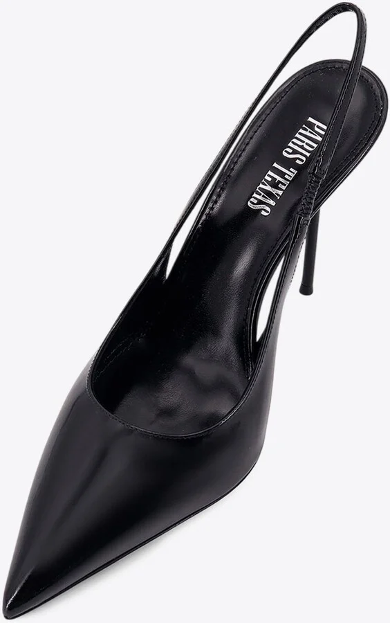Lidia 120 Patent Leather Slingback Pumps - Image 3