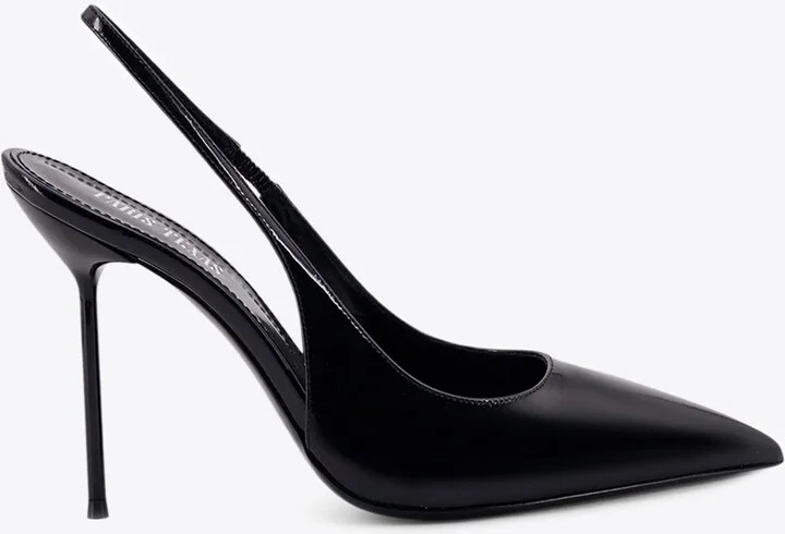 Lidia 120 Patent Leather Slingback Pumps