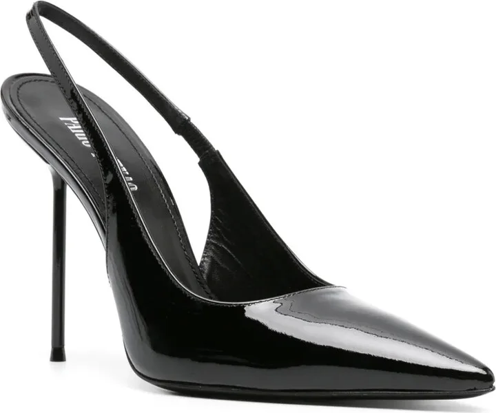Lidia 120mm leather pumps - Image 2