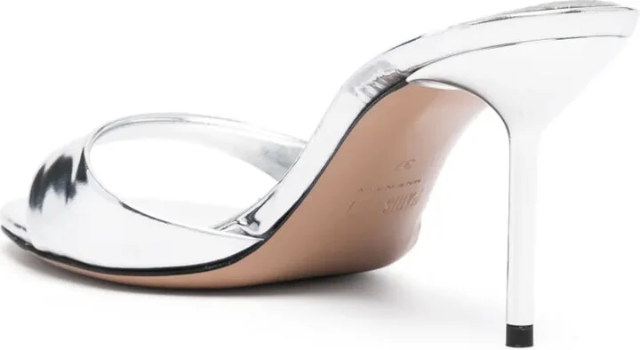 Lidia 70mm leather mules - Image 3
