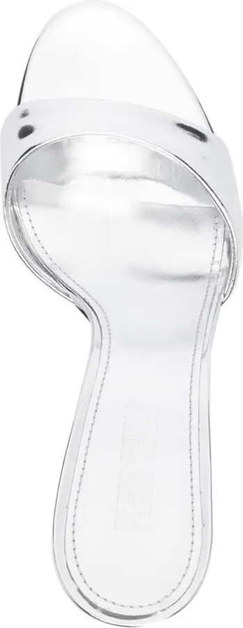 Lidia 70mm leather mules - Image 4