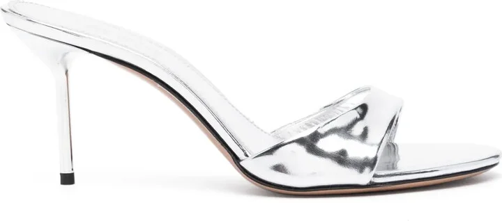 Lidia 70mm leather mules