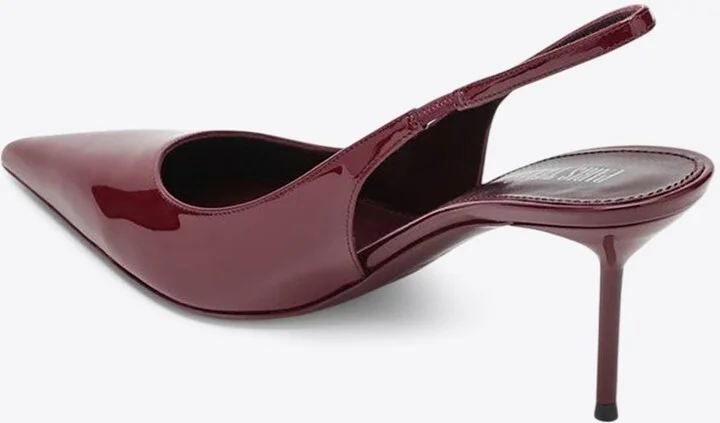 Lidia 75 Patent Leather Slingback Pumps - Image 2