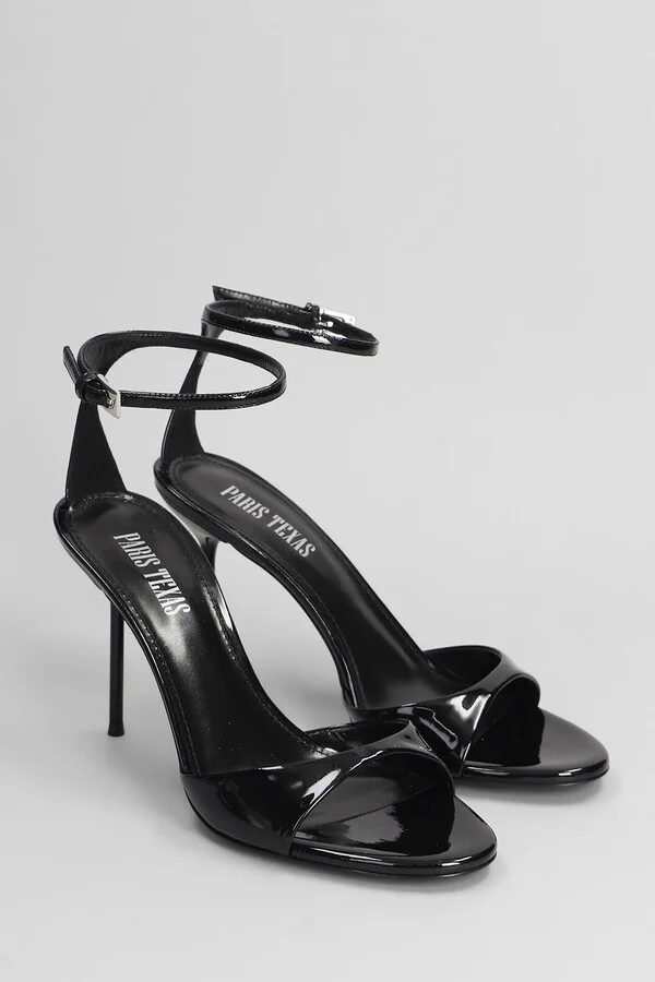 Lidia Sandal 90 Sandals In Black Patent Leather - Image 2