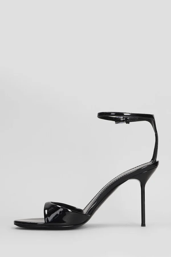Lidia Sandal 90 Sandals In Black Patent Leather - Image 3