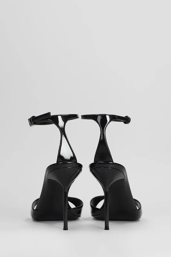 Lidia Sandal 90 Sandals In Black Patent Leather - Image 4