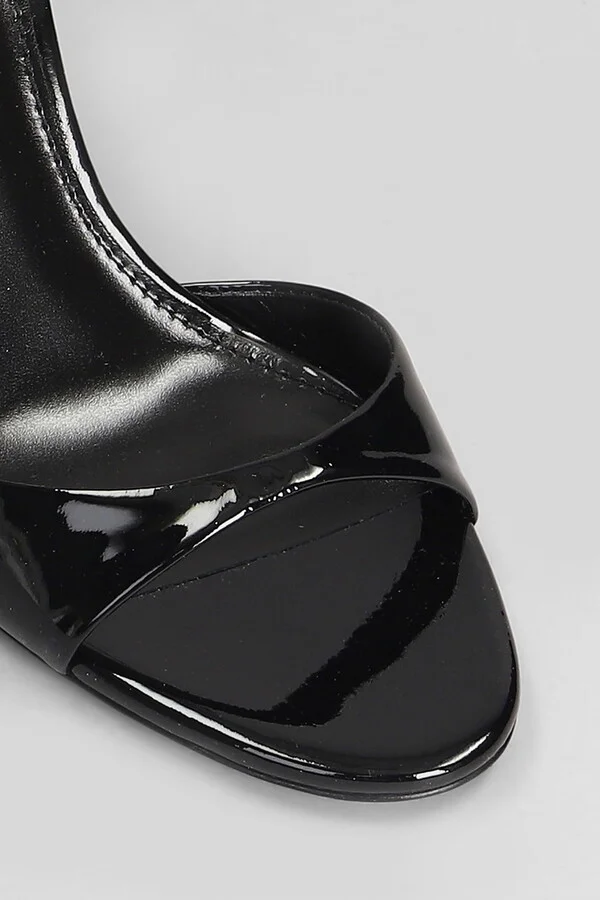 Lidia Sandal 90 Sandals In Black Patent Leather - Image 5