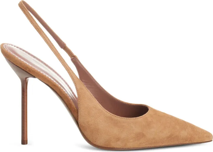 Lidia slingback pointed-toe pumps