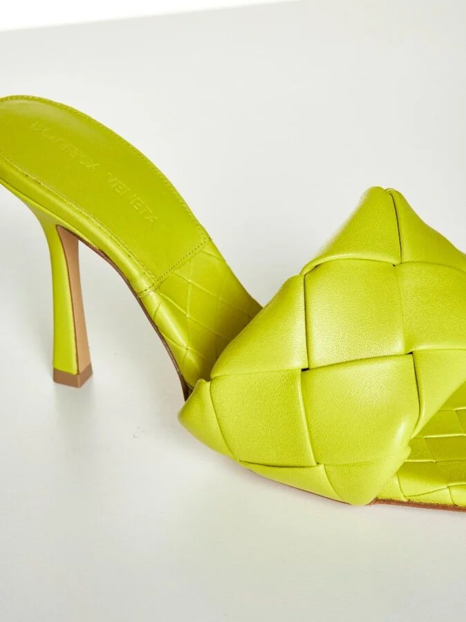 Lido Intrecciato Leather Sandals - Image 4
