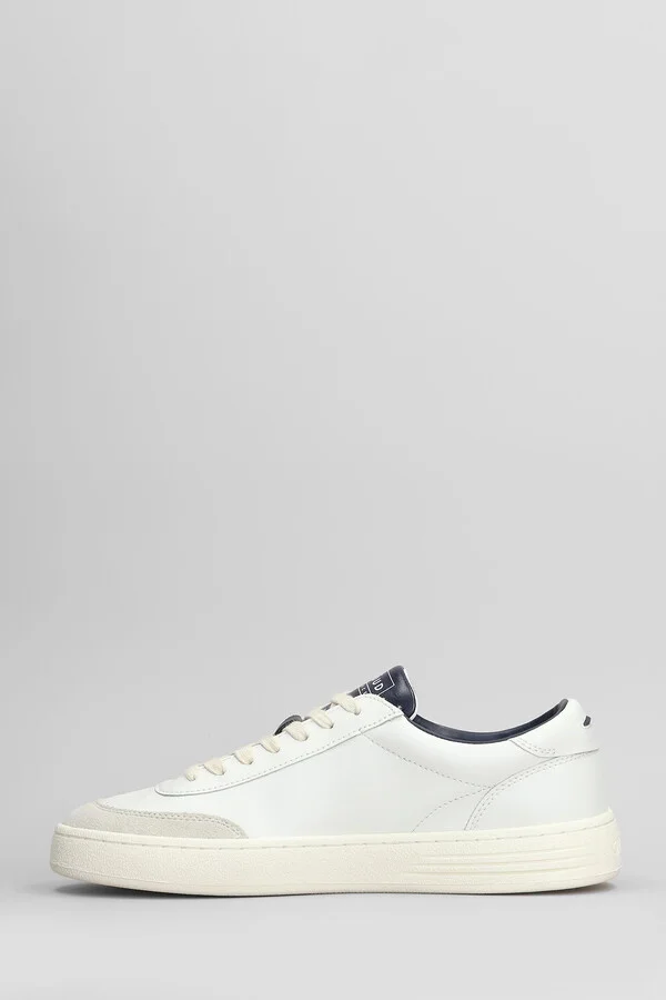 Lido Low Sneakers In White Leather - Image 3
