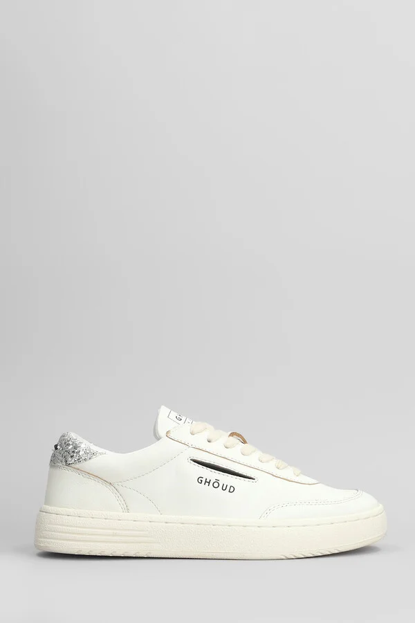 Lido Low Sneakers In White Leather