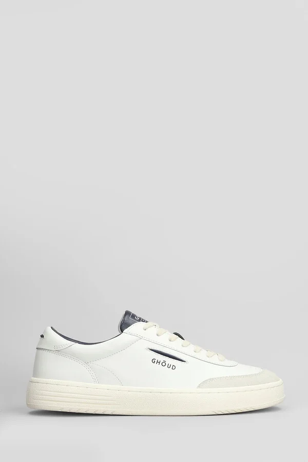Lido Low Sneakers In White Leather