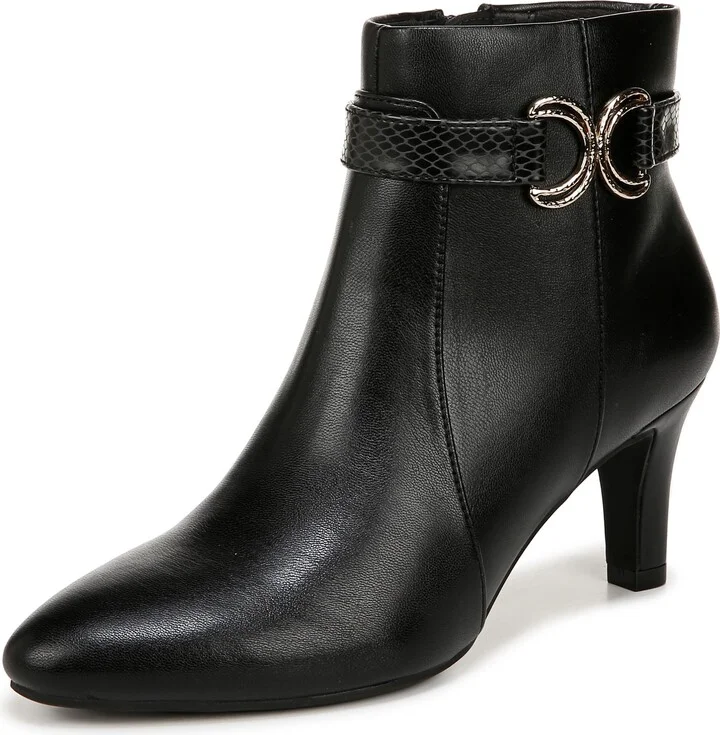 Life Stride Womens Guild 2 Ankle Bootie Black 5 M