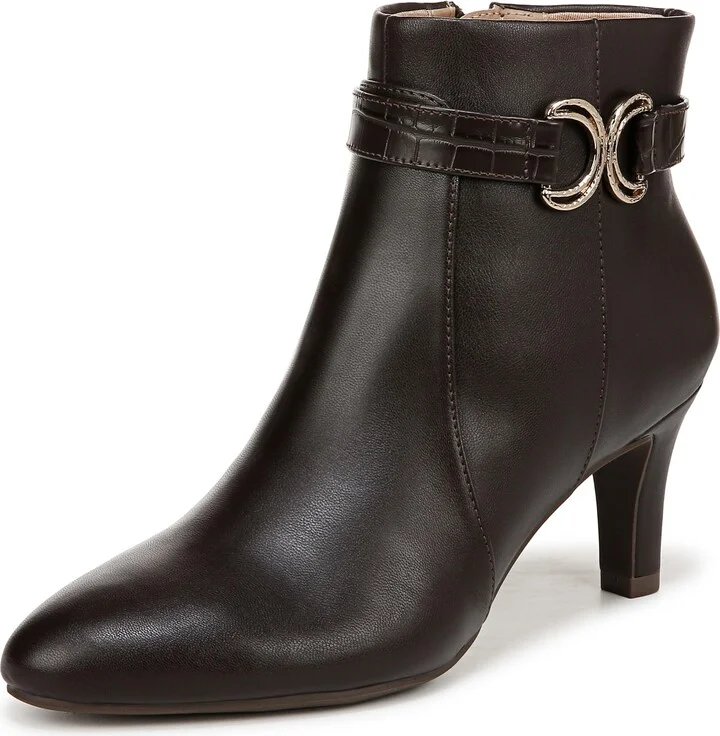 Life Stride Womens Guild 2 Ankle Bootie Bone 5.5 M